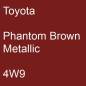 Preview: Toyota, Phantom Brown Metallic, 4W9.